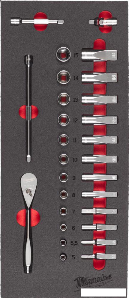 Набор головок слесарных Milwaukee 4932479824- фото