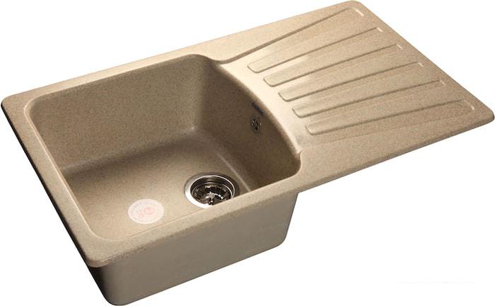 Кухонная мойка GranFest GF-S850L (песочный)- фото