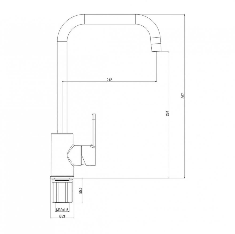 Смеситель Gross Aqua Ecochrome 3208298C- фото2