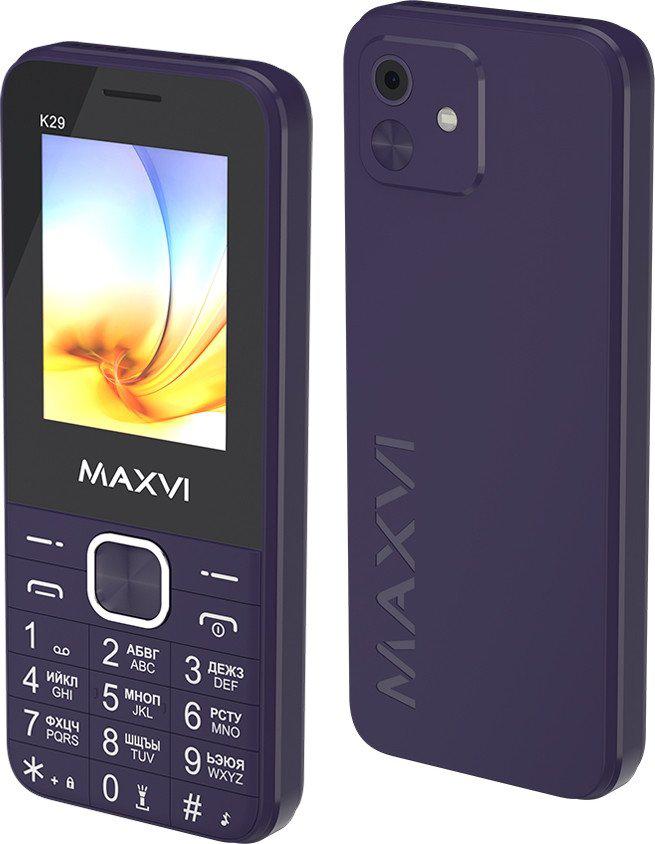 Телефон Maxvi K29 (фиолетовый)- фото2