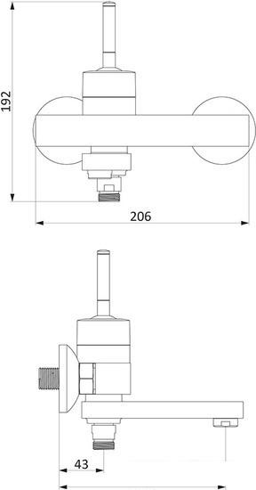 Смеситель Damixa Arc 291000300- фото4