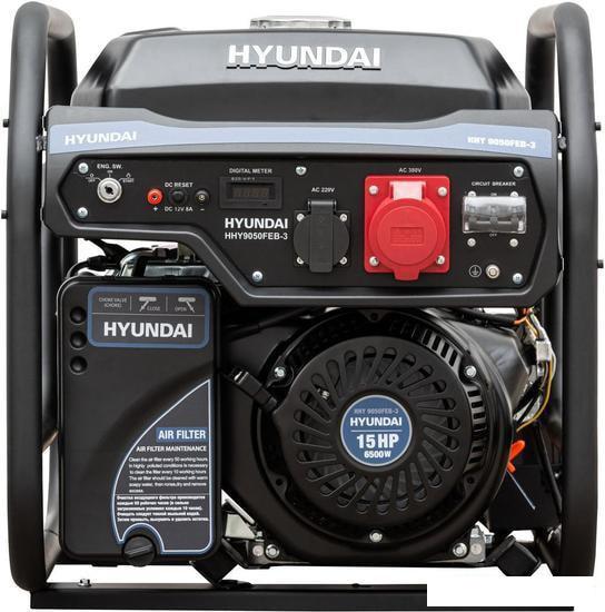 Бензиновый генератор Hyundai HHY9050FEB-3- фото2