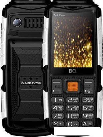 Мобильный телефон BQ-Mobile BQ-2430 Tank Power (черный/серебристый)- фото