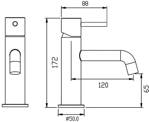 Смеситель Gota Rocio Black and White 016084- фото2