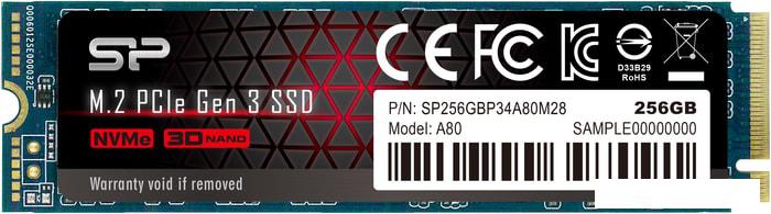 SSD Silicon-Power P34A80 512GB SP512GBP34A80M28- фото
