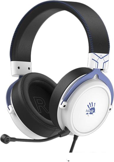 Наушники A4Tech Bloody M590i (синий/белый)- фото