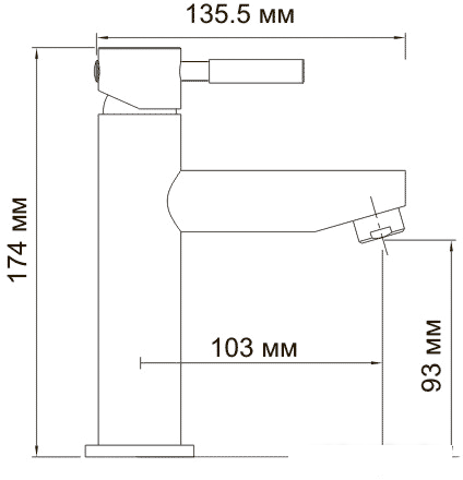 Смеситель Wasserkraft Main 4104- фото3