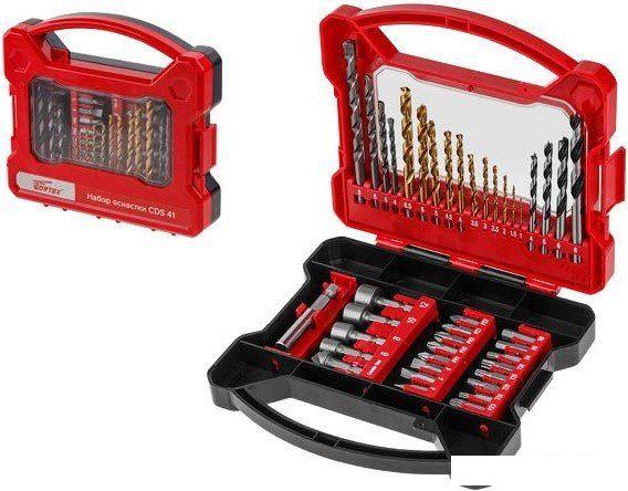 Набор оснастки для электроинструмента Wortex CDS 41 327045 (41 предмет)