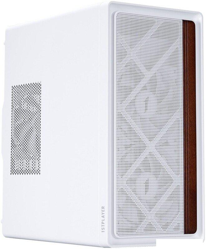 Корпус 1stPlayer WD1 WD1-WH-3F-W (белый)