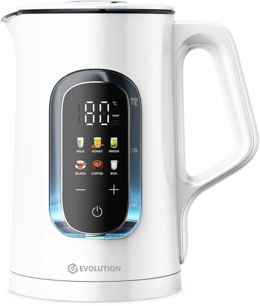 Электрический чайник Evolution KG15153 LCD + набор кружек Makkua Cup Cozyday MC270- фото2