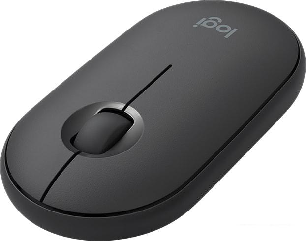 Мышь Logitech M350 Pebble (графит)- фото2
