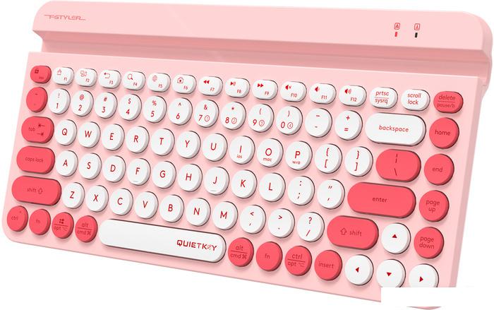 Клавиатура A4Tech Fstyler FBK30 (малина)- фото4