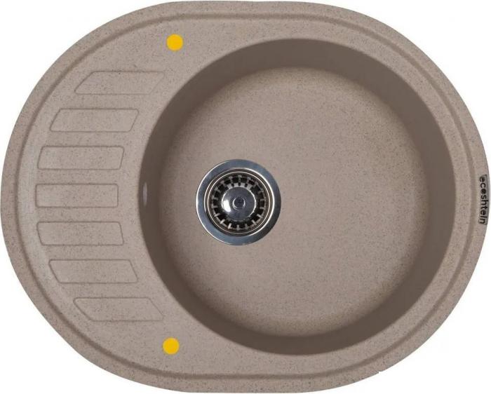 Кухонная мойка Ecoshtein Kreis OV 620 (песочный)- фото