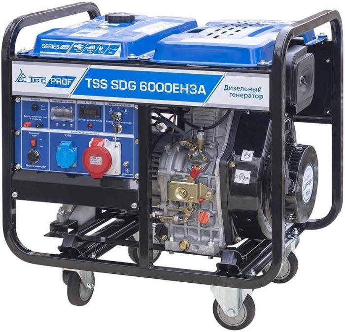 Дизельный генератор ТСС SDG 6000EH3A- фото