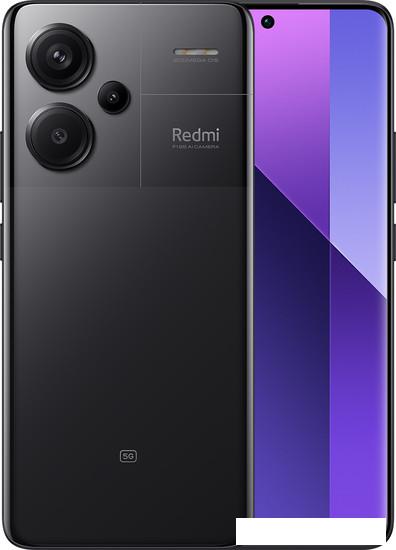 Смартфон Xiaomi Redmi Note 13 Pro+ 5G 8GB/256GB с NFC международная версия (полуночный черный)- фото