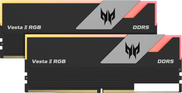 Оперативная память Acer Predator Vesta II RGB 2x32ГБ DDR5 6400 МГц BL.9BWWR.373- фото