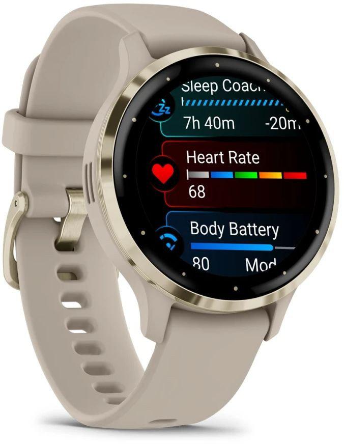 Умные часы Garmin Venu 3S (френч-грей, с силиконовым ремешком)- фото3