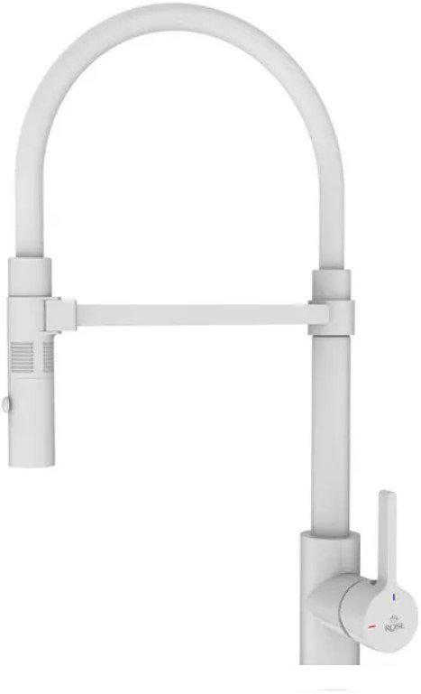 Смеситель Rose R133C (белый)