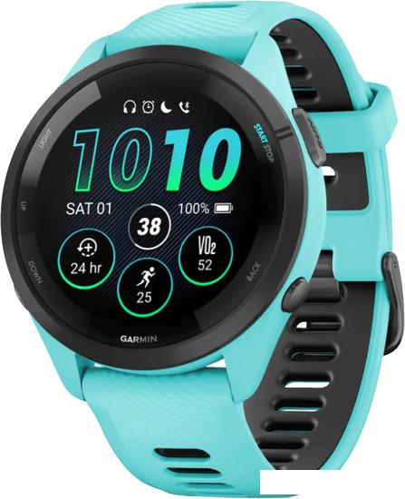 Умные часы Garmin Forerunner 265 (морская волна/черный)