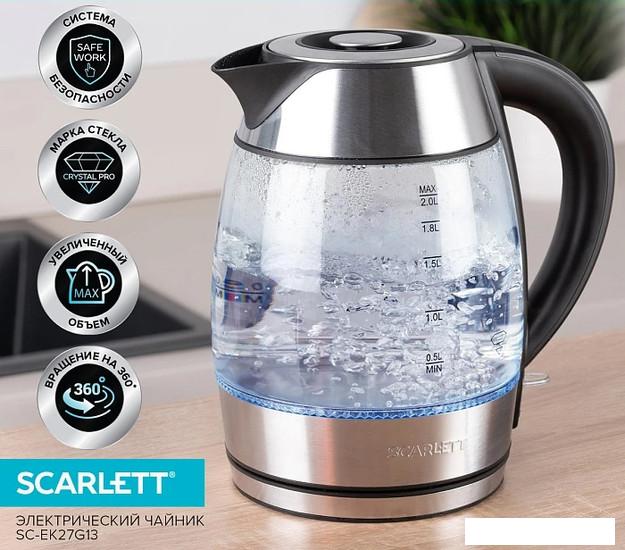 Электрический чайник Scarlett SC-EK27G13- фото