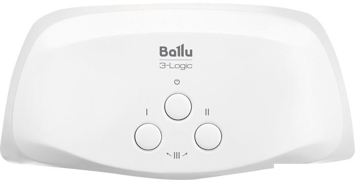 Проточный электрический водонагреватель кран+душ Ballu 3-Logic TS 6.5 кВт (кран+душ)- фото2