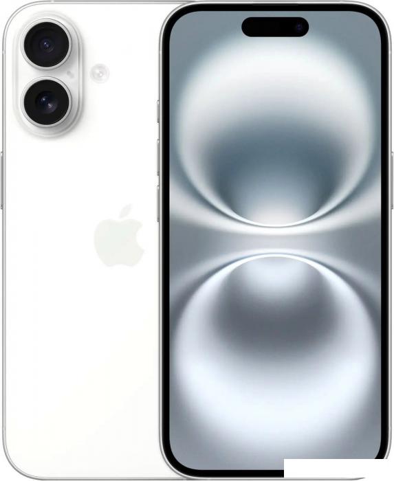 Смартфон Apple iPhone 16 128GB (белый)- фото