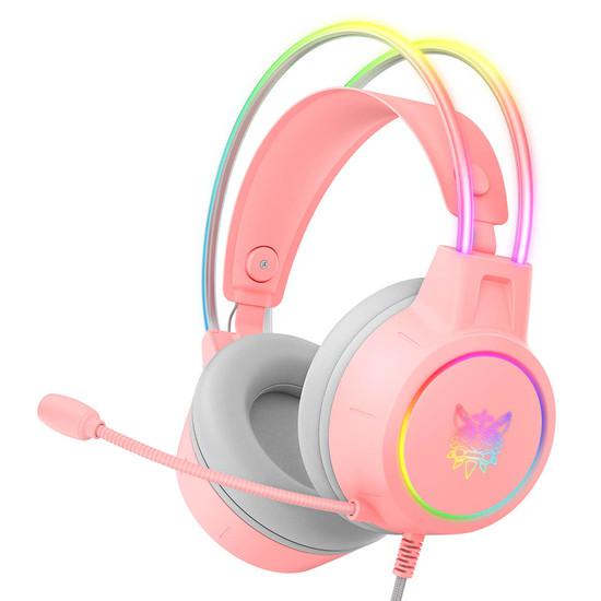 Наушники Onikuma X15 Pro (розовый)- фото