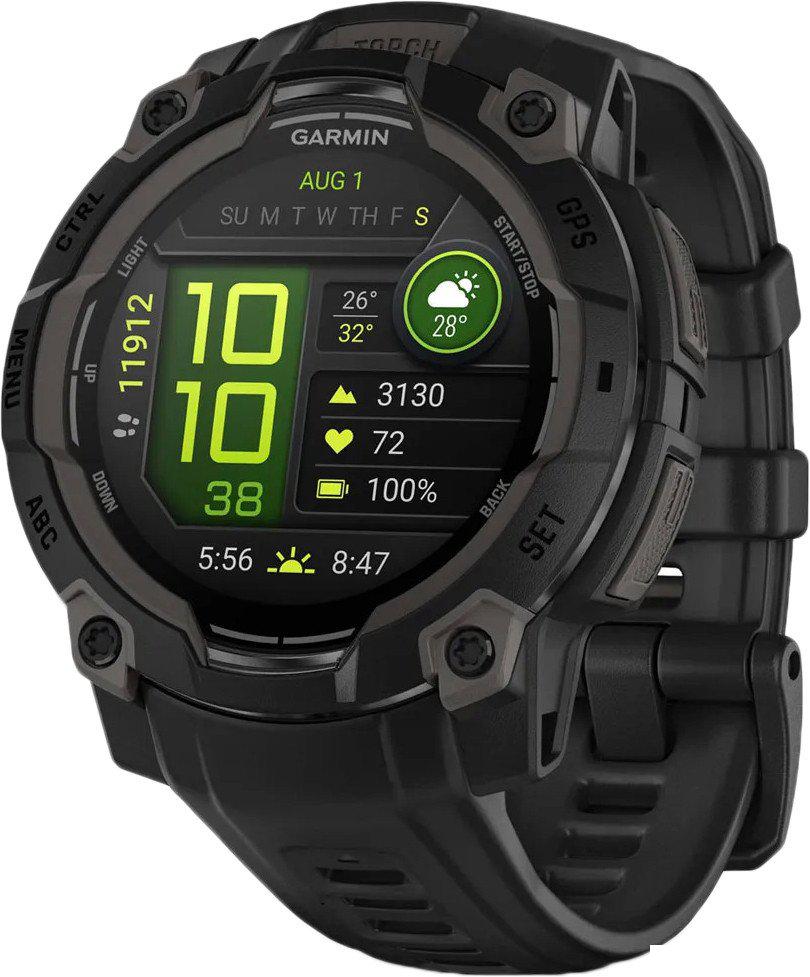 Умные часы Garmin Instinct 3 45 мм (черный)