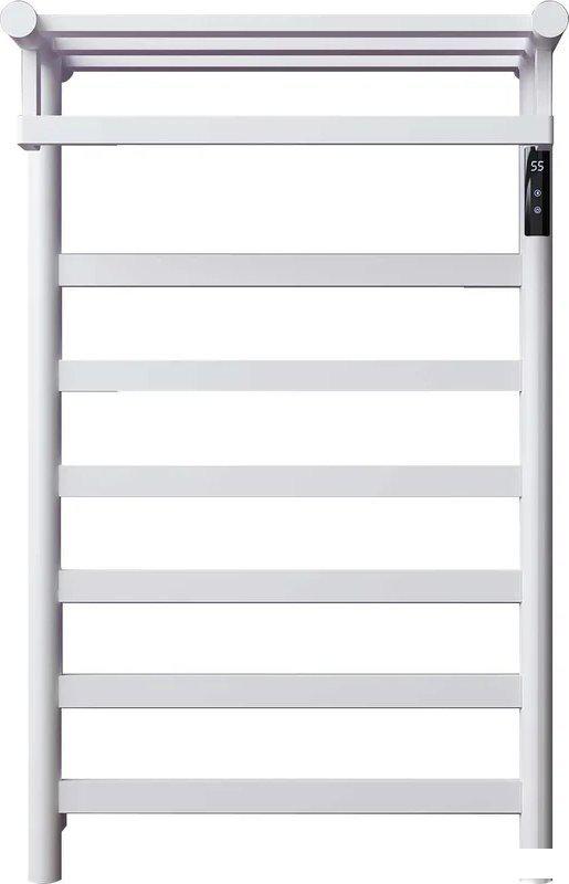 Полотенцесушитель Maxonor Pure Life Pure Life PL-TRE05-50-6-8 с полкой (белый, подключение справа)