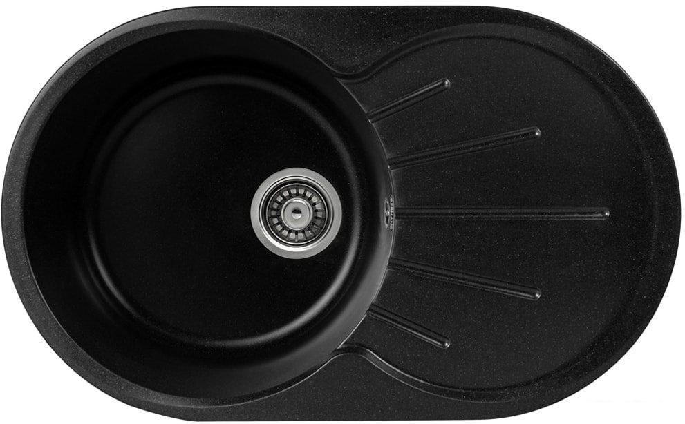 Кухонная мойка Gerhans A02 (оникс)