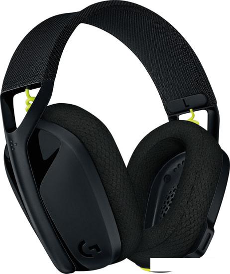 Наушники Logitech G435 Lightspeed (черный/неоновый желтый)- фото