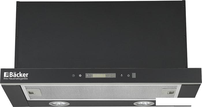 Кухонная вытяжка Backer TH60CL-2F200-SHINY BLACK RC- фото3