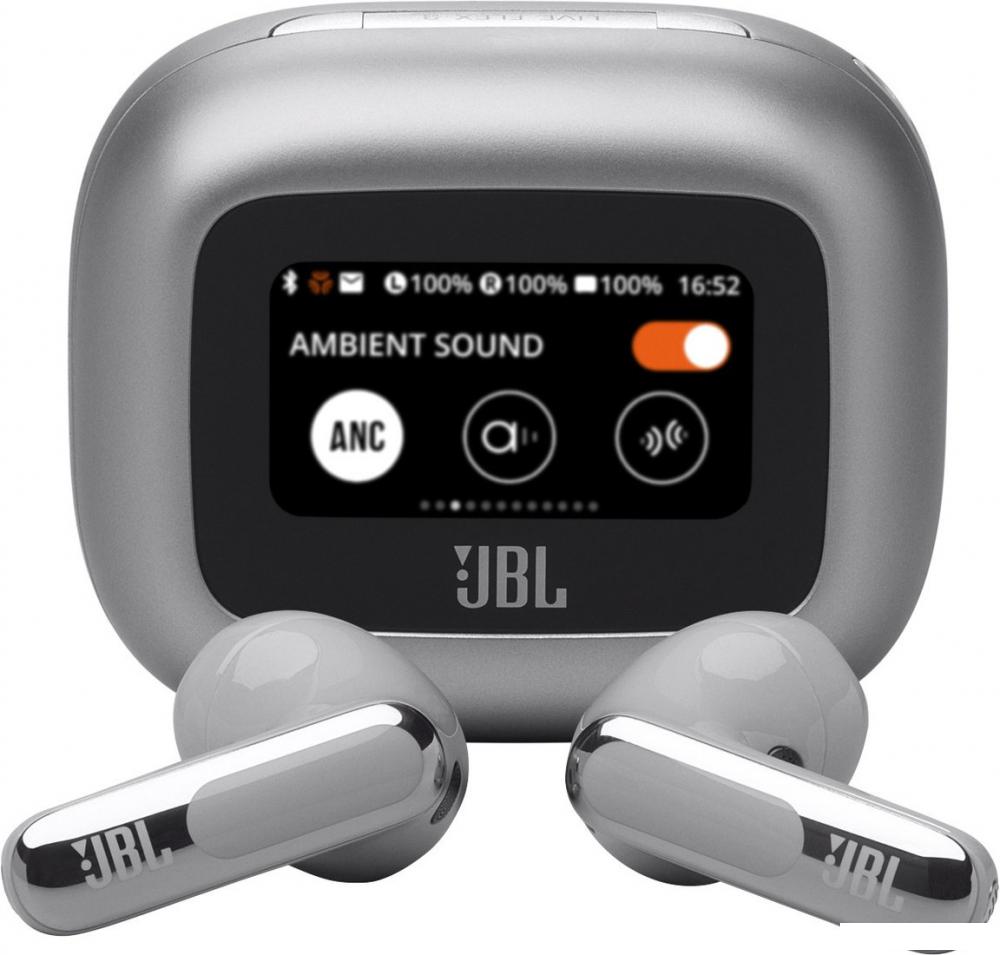 Наушники JBL Live Flex 3 (серебристый)- фото