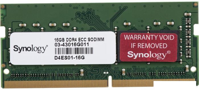 Оперативная память Synology 16ГБ DDR4 SODIMM D4ES01-16G- фото