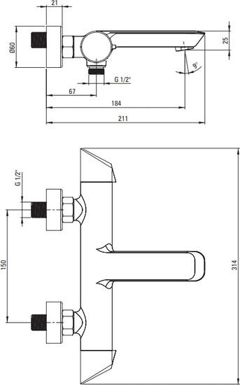 Смеситель Deante Arnika Gold BR BQA R10M- фото2