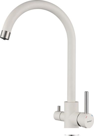 Смеситель GranFest Quarz GF-Z5420 (белый)- фото