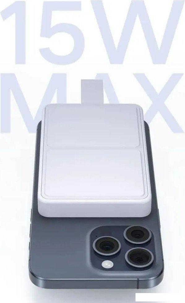 Внешний аккумулятор Xiaomi Magnetic Power Bank WPB0620MI 6000mAh (белый, международная версия)- фото3