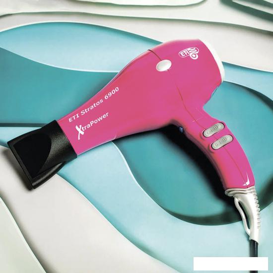 Фен ETI Stratos 6900 Xtrapower (розовый)- фото3
