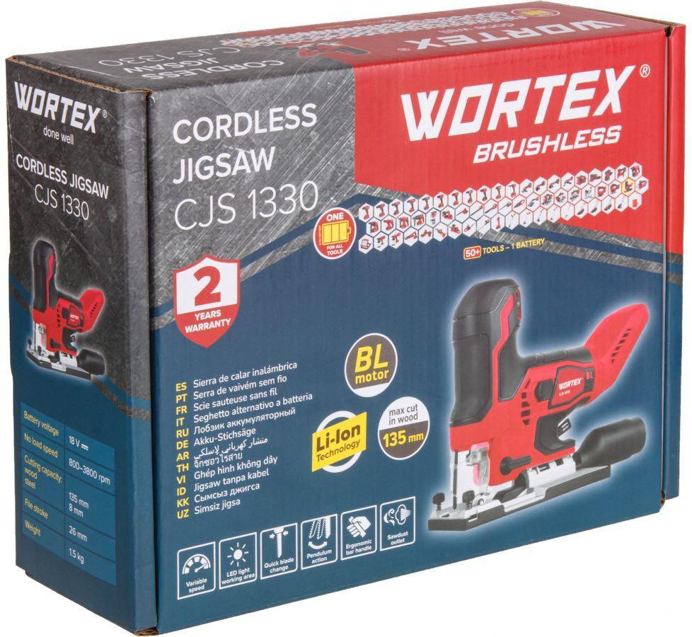 Электролобзик Wortex CJS 1330 ALL1 SOLO 1325400 (без АКБ)- фото2