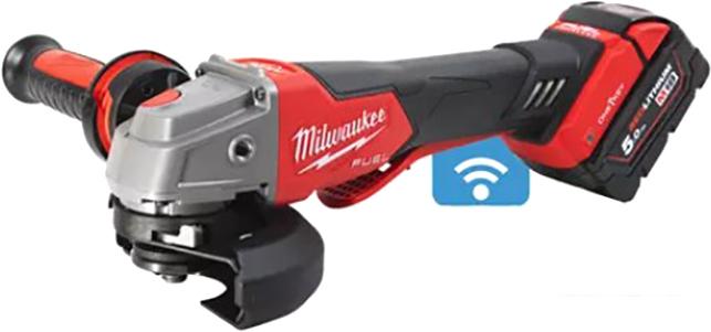 Угловая шлифмашина Milwaukee M18 ONEFSAG 125XPDB-502X Fuel 4933478435 (с 2-мя АКБ)- фото3