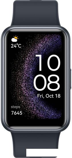 Умные часы Huawei Watch FIT Special Edition (сияющий черный)- фото2