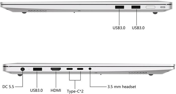 Ноутбук KUU A6 N95 N95-16-512G- фото4