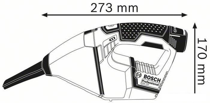 Пылесос Bosch GAS 12V Professional 0 601 9E3 000 (без аккумулятора)- фото3