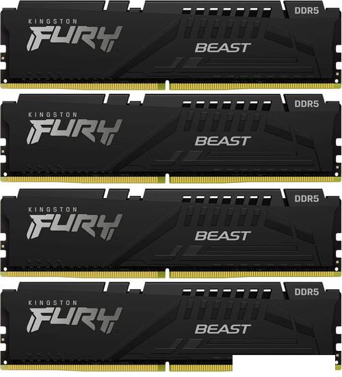 Оперативная память Kingston FURY Beast 4x16ГБ DDR5 5200 МГц KF552C40BBK4-64- фото2