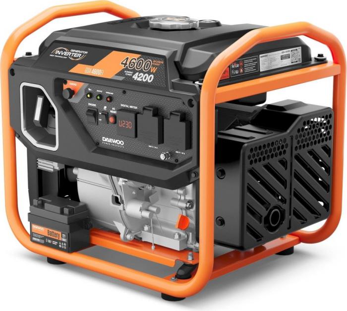 Бензиновый генератор Daewoo Power GDA 4600Ei- фото2