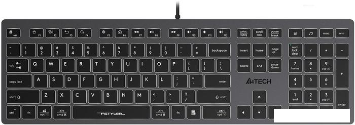 Клавиатура A4Tech Fstyler FX60H (белая подсветка)- фото