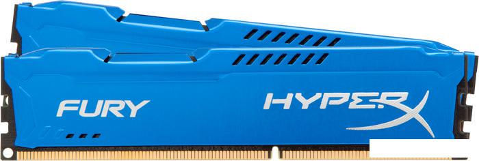 Оперативная память Kingston HyperX Fury Blue 2x8GB KIT DDR3 PC3-12800 (HX316C10FK2/16)- фото2