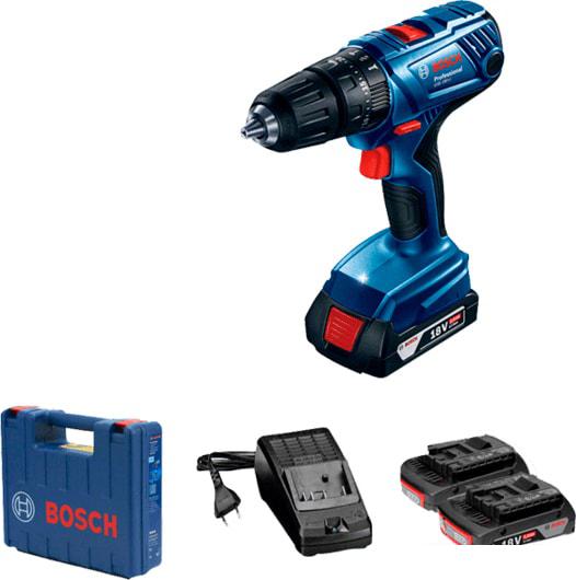 Дрель-шуруповерт Bosch GSB 180-LI Professional 06019F8323 (с 2-мя АКБ, кейс)- фото2