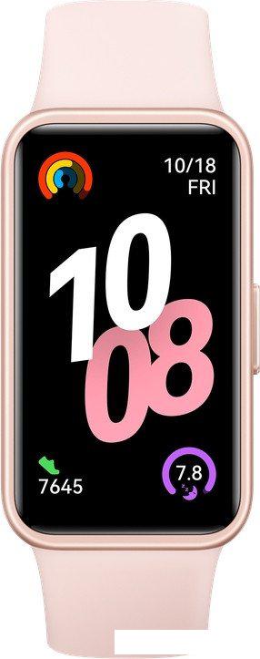 Фитнес-браслет Huawei Band 10 (розовый, международная версия)- фото2