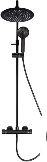Душевая система Rubineta Olo BK + Thermo-15 BK 625038- фото